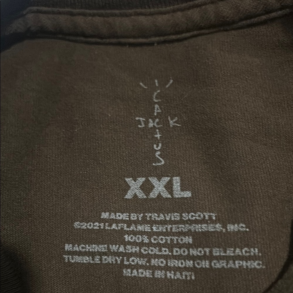 Cactus Jack Brown XXL T-Shirt